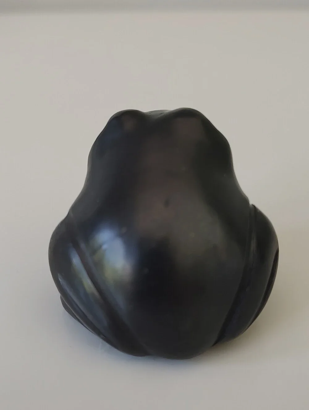 Mexican Oaxaca Barro Negro Black Clay Pottery Frog Folk Art